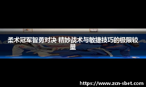 柔术冠军智勇对决 精妙战术与敏捷技巧的极限较量